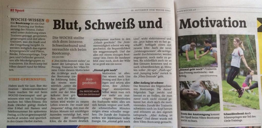 presse-medien-2014-woche-graz-blut-schweiss-und-motivation